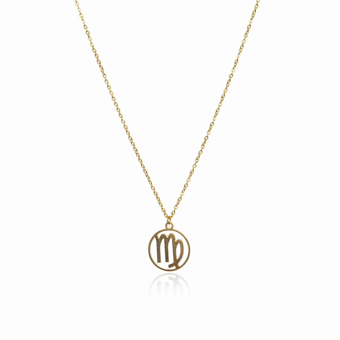 Star Sign Pendant Necklace - Gold