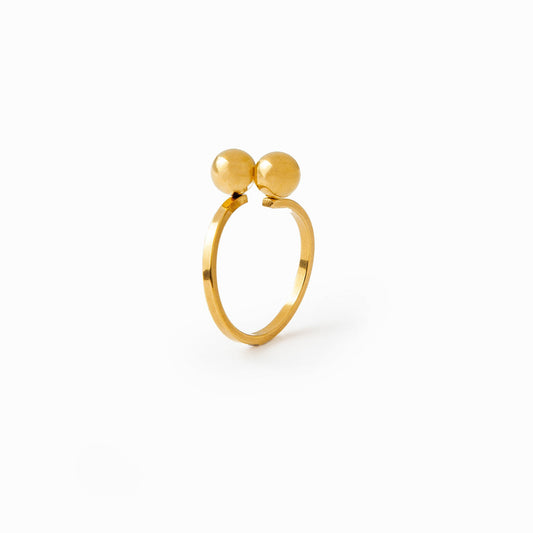 Tennis Ring - Gold Tone