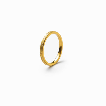 Leuven Surface Ring - Gold Tone