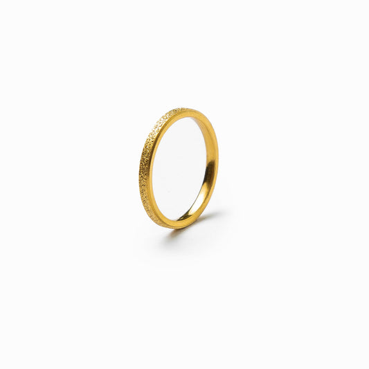 Leuven Surface Ring - Gold Tone