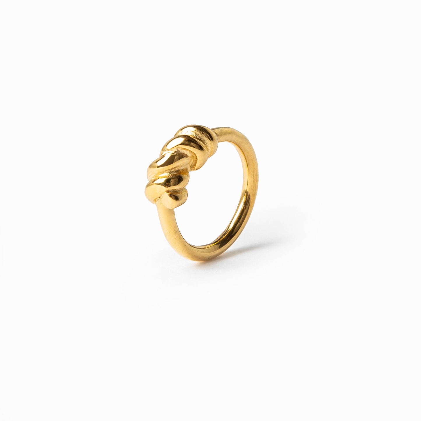 Barbed Wire Ring - Gold Tone