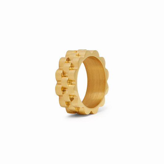 Watch Strap Ring - Gold Tone