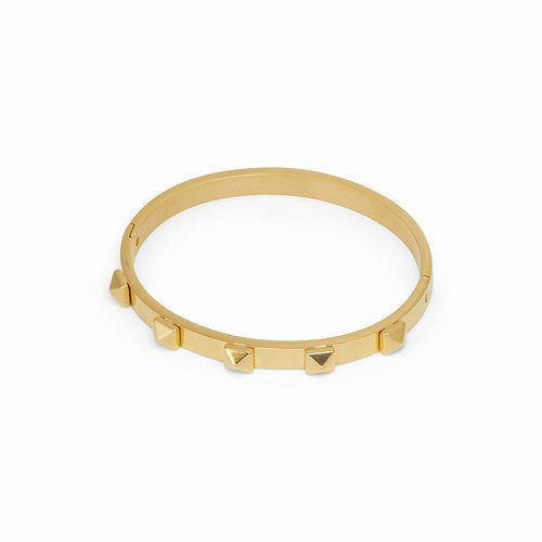 Stud Bracelet - Gold Tone