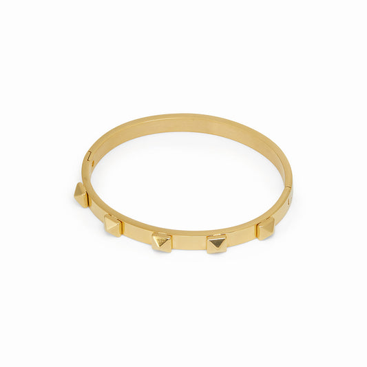 Stud Bracelet - Gold Tone