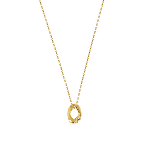 Pyroni Pendant Necklace - Gold Tone
