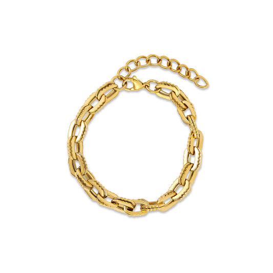 Camden Chunky Link Chain Bracelet - Gold Tone