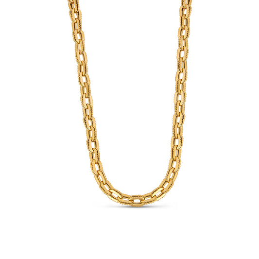Camden Chunky Link Necklace - Gold Tone
