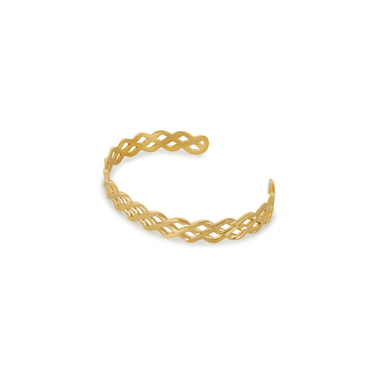 Tahiti Bangle Bracelet - Gold Tone