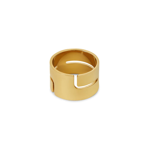 Marni Chunky Ring - Gold Tone