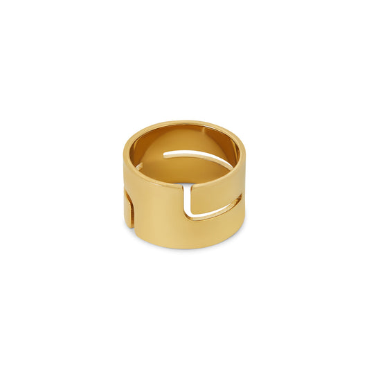 Marni Chunky Ring - Gold Tone
