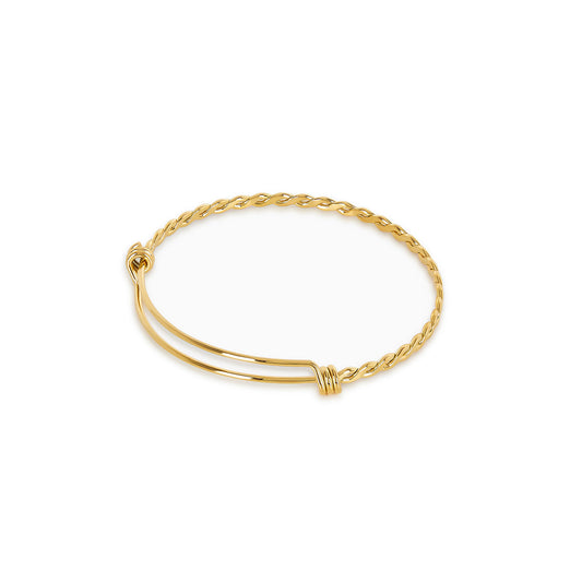 Sydney Dainty Bangle - Gold Tone