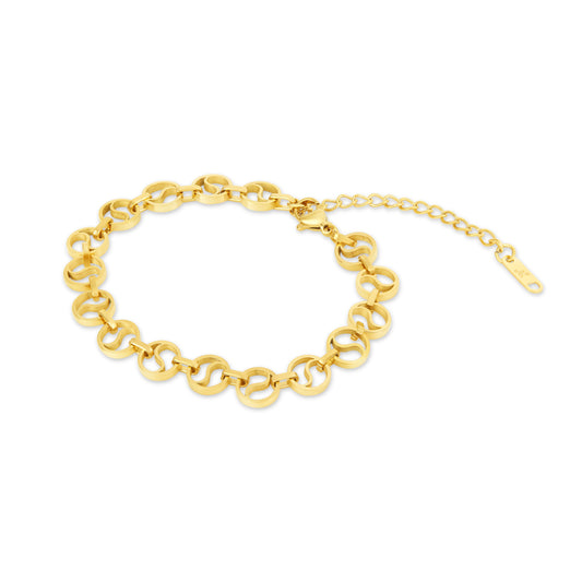 Santorini Chain Bracelet - Gold Tone
