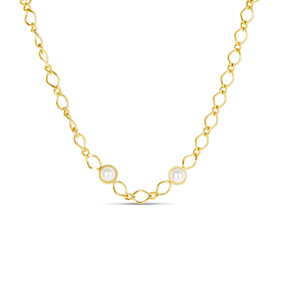 Cora Pearl Pendant Necklace - Gold Tone