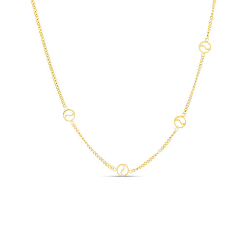 Sierra Pendant Necklace - Gold Tone