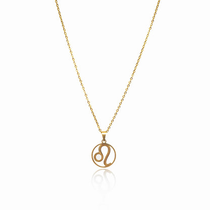 Star Sign Pendant Necklace - Gold