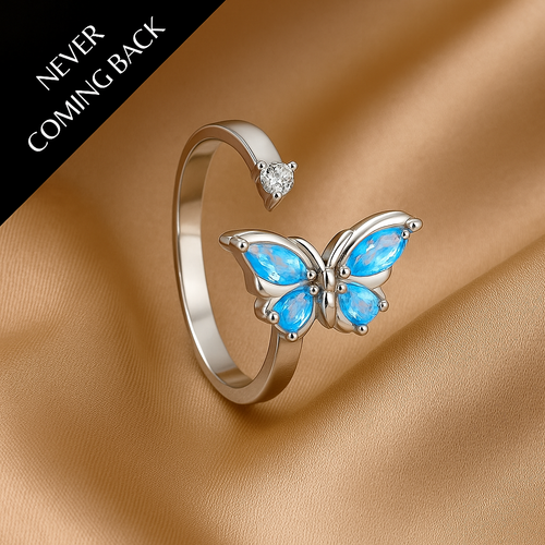 Crystal Butterfly (Silver)