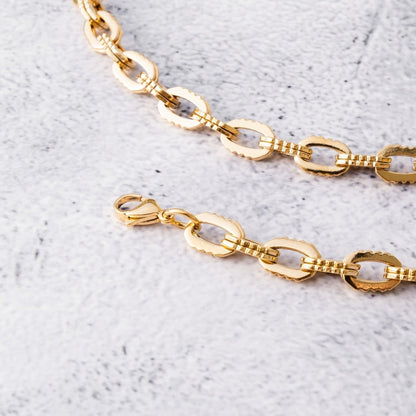 Camden Chunky Link Necklace - Gold Tone