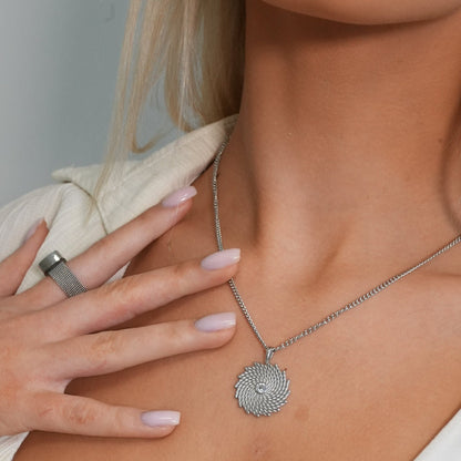 Albany Pendant Necklace - Silver