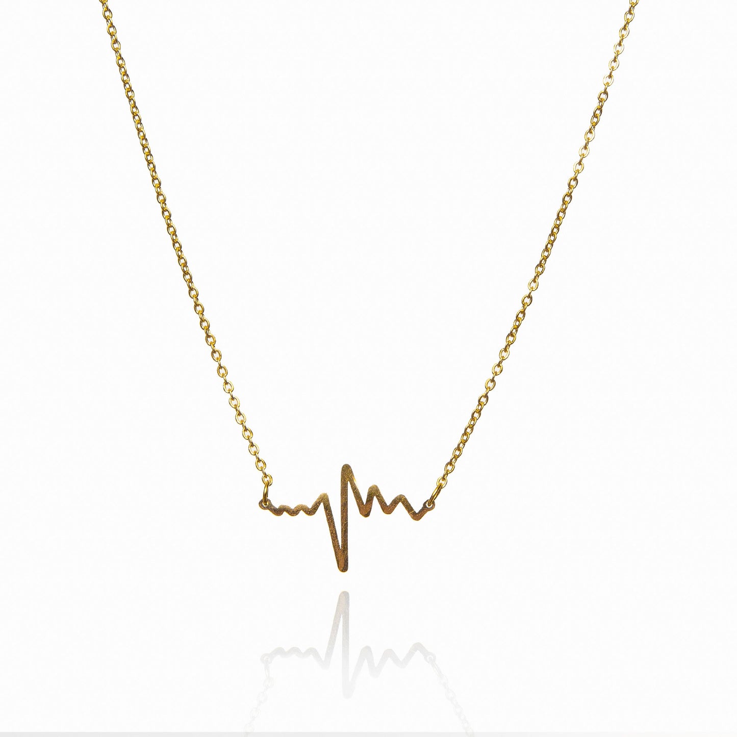 Rhythm Of Love Necklace - Gold Tone