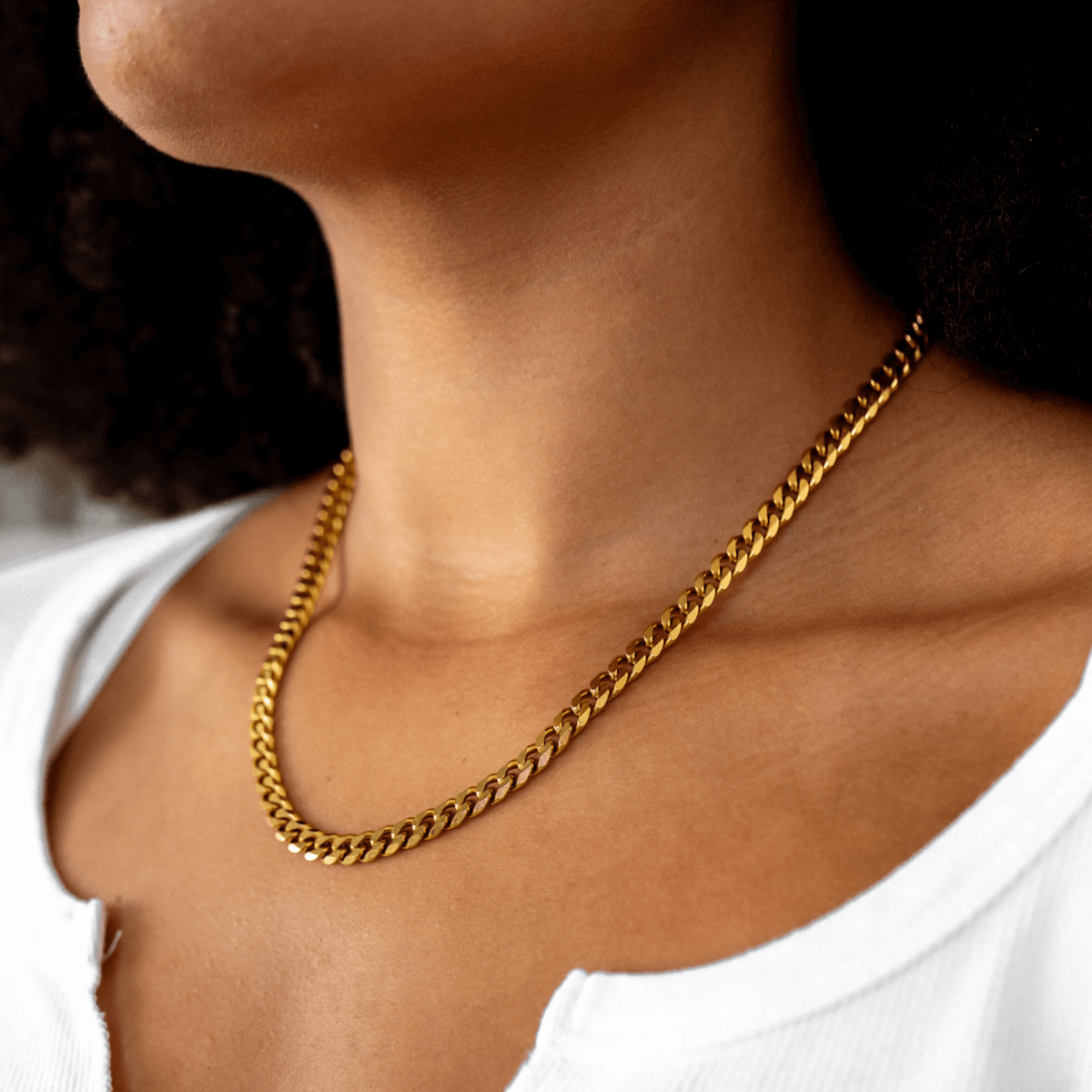 Cuban Link Chain - Gold Tone
