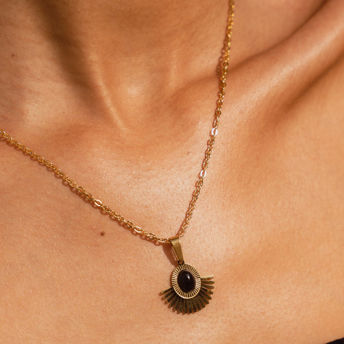 Selma Necklace - Gold Tone