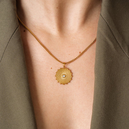 Albany Pendant Necklace - Gold Tone