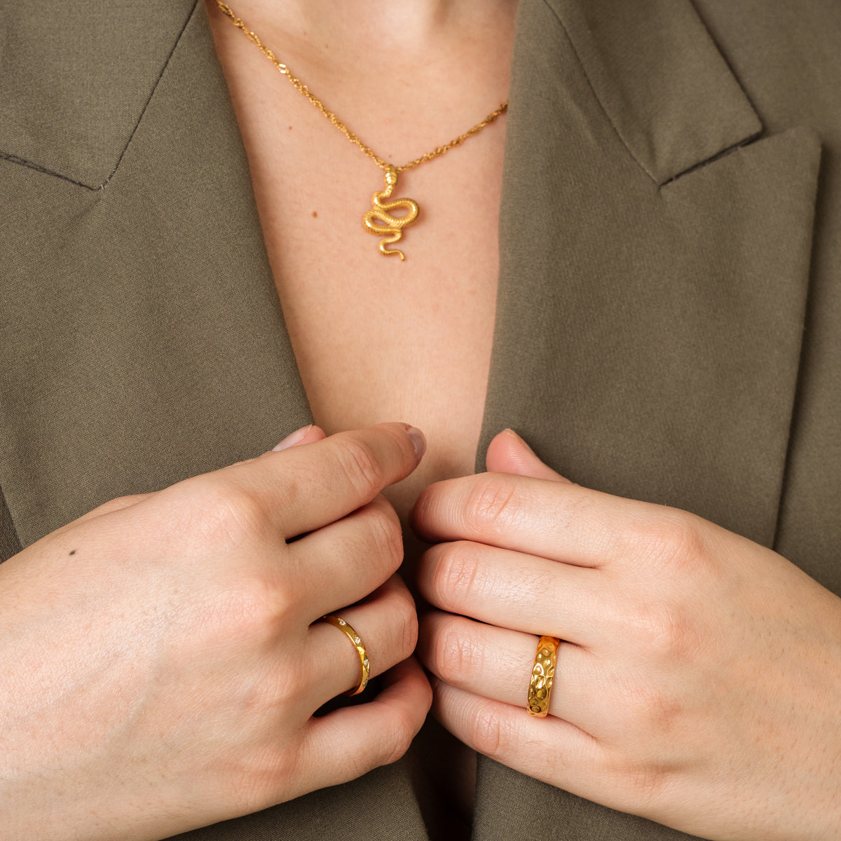 Sydney Ring - Gold Tone