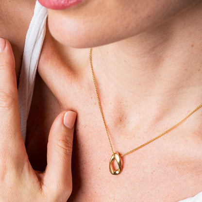 Pyroni Pendant Necklace - Gold Tone