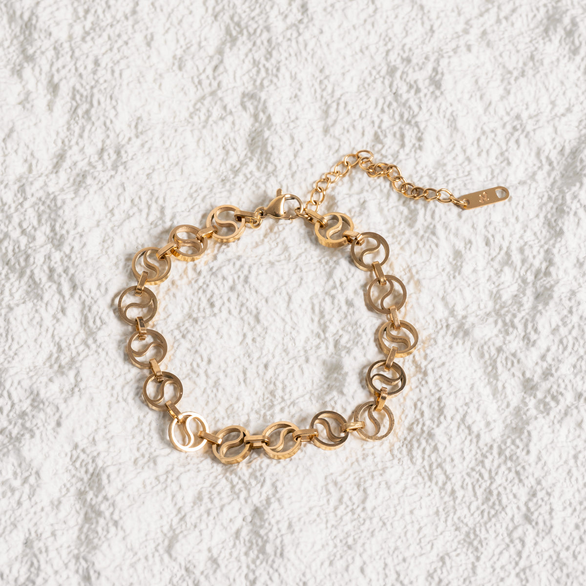 Santorini Chain Bracelet - Gold Tone