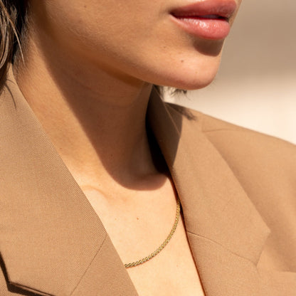 Champagne Chain - Gold Tone